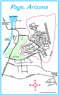 Page Arizona Map